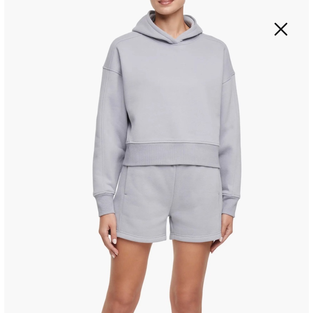 Balance Collection Wren Fleece Hoodie & Short Set - “Sleet”